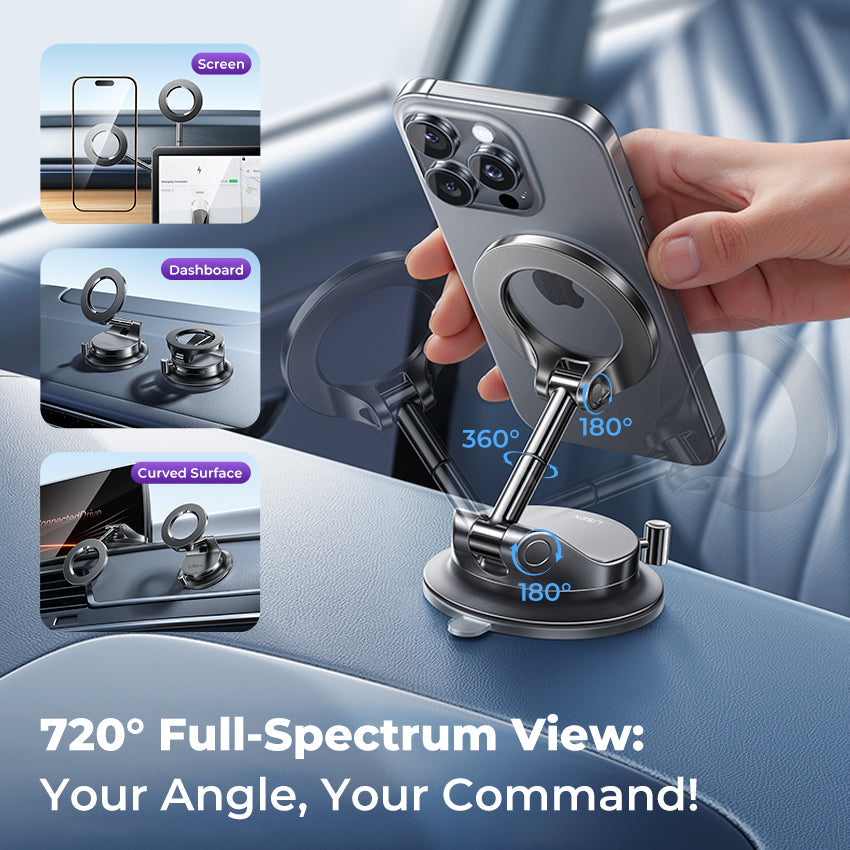 Libérez Vos Mains, Restez Connecté : Support Téléphone Magnétique 360°